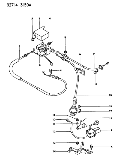 1994 Dodge Colt Speed Control Diagram