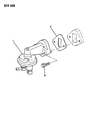 1988 Dodge D150 Fuel Pump Diagram 1