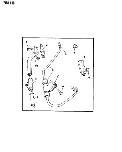 1987 Chrysler Town & Country Oil Lines Diagram