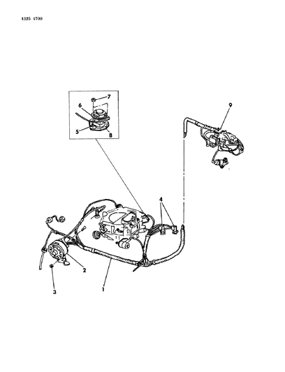 1984 Dodge Ram Van EGR System Diagram 8