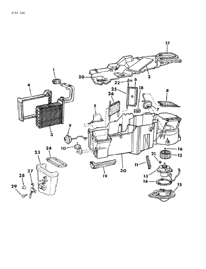 1984 Dodge Diplomat Heater Unit Diagram