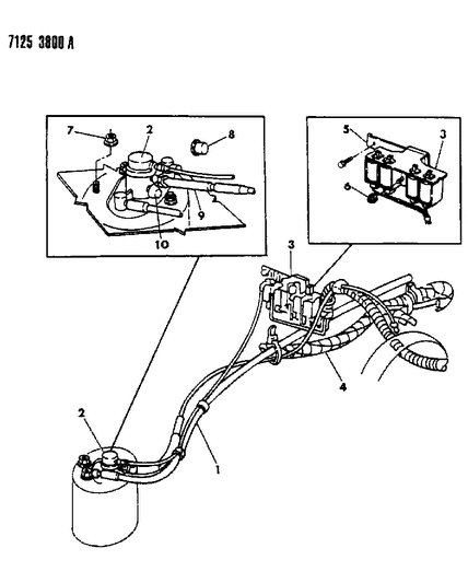 1987 Dodge Charger Vapor Canister Diagram 3