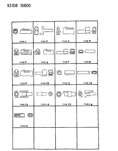 1993 Dodge Grand Caravan Insulators 1 Way Diagram