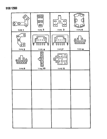 1989 Dodge Lancer Insulators 5 Way Diagram