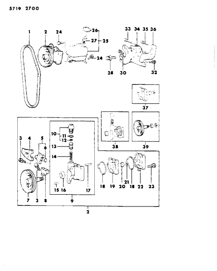 1985 Dodge Ram 50 Power Steering Pump Diagram 3