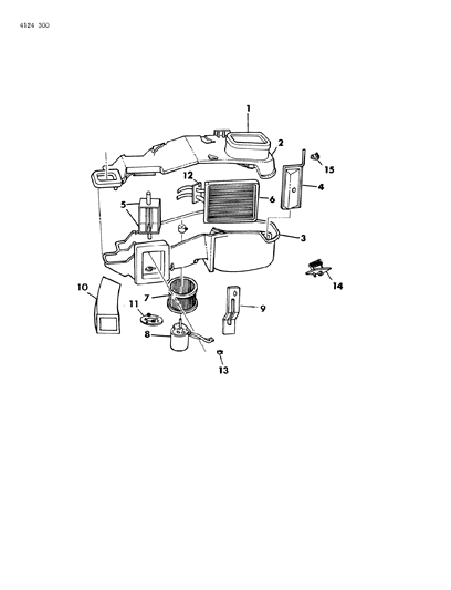 1984 Dodge Daytona Heater Unit Diagram