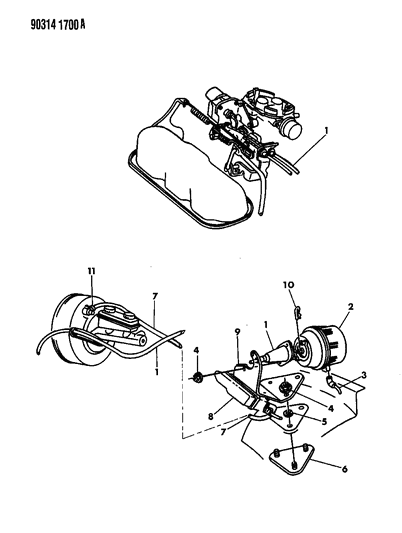 1991 Dodge Dakota Speed Control Diagram