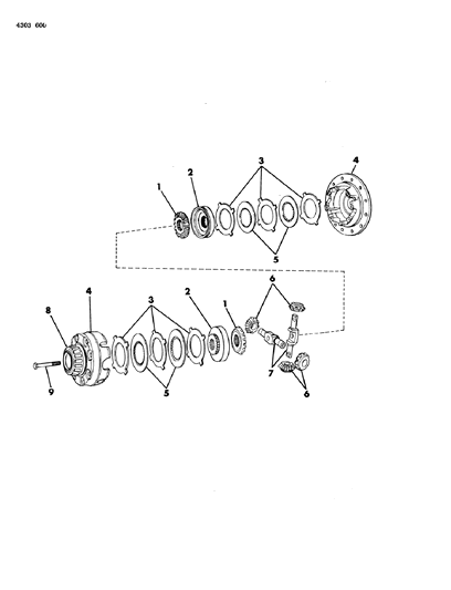 1985 Dodge D250 Differential Diagram 1