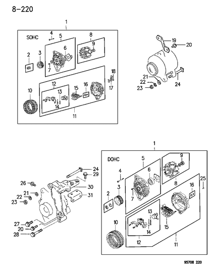 1996 Dodge Stealth Alternator Diagram