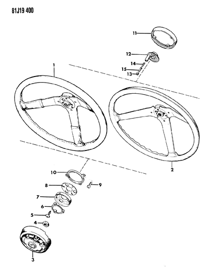 1984 Jeep Cherokee Steering Wheel Diagram 1