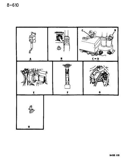 1994 Dodge Shadow Sensors Diagram