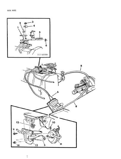 1984 Dodge Omni Speed Control Diagram 1