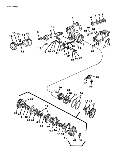 1984 Dodge Diplomat Gear - Power Steering Diagram