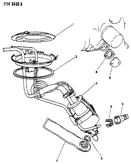 1987 Dodge Caravan Fuel Pump Diagram 2