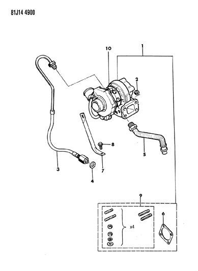 1986 Jeep Cherokee Turbocharger Diagram