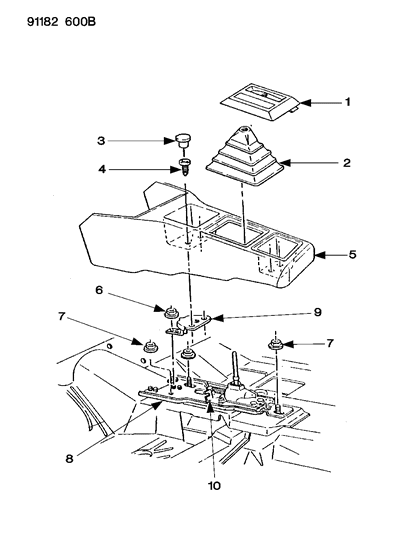 1991 Dodge Shadow Consulate Diagram