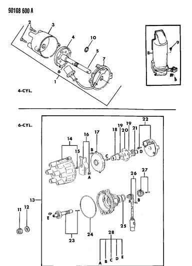 1990 Dodge Grand Caravan Distributor Diagram