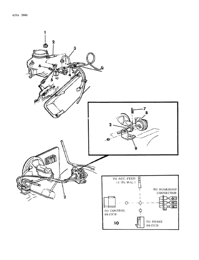 1985 Dodge D150 Speed Control Diagram 2