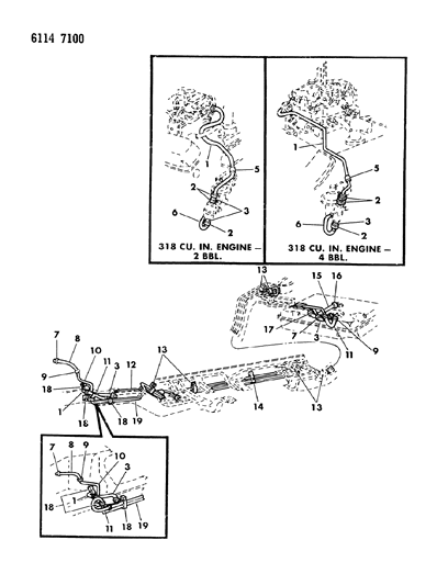 1986 Dodge Diplomat Fuel Lines Diagram