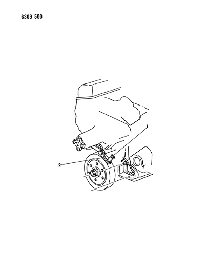 1986 Dodge Ramcharger Timing Indicator Diagram