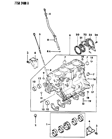 1988 Dodge Colt Cylinder Block Diagram 5