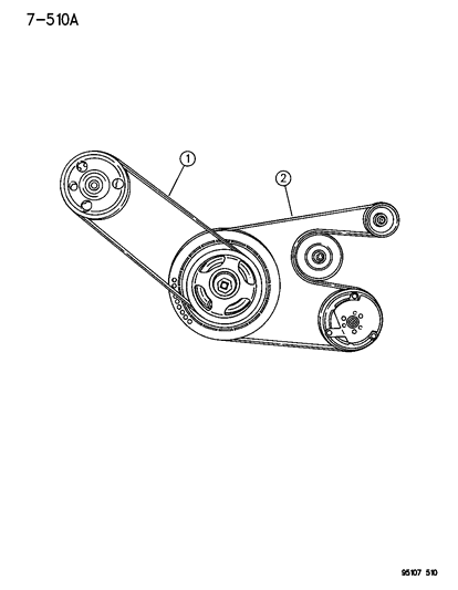 1995 Dodge Stratus Drive Belts Diagram