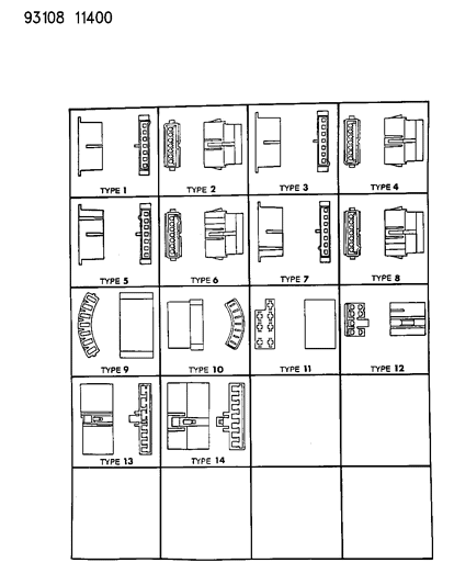1993 Dodge Spirit Insulators 7 Way Diagram