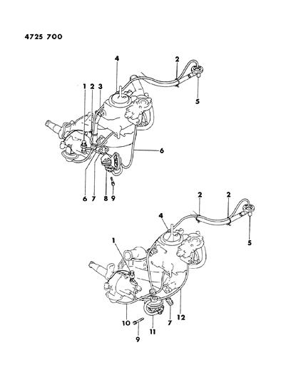 1984 Dodge Colt EGR System Diagram 1