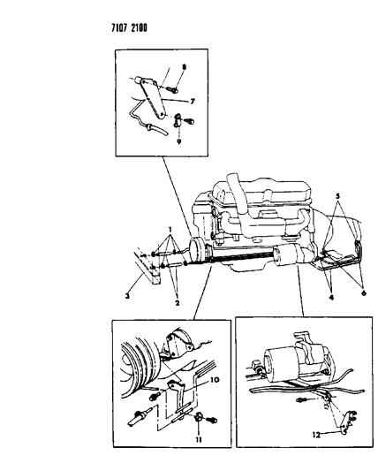 1987 Dodge Lancer Oil Cooler Diagram 3