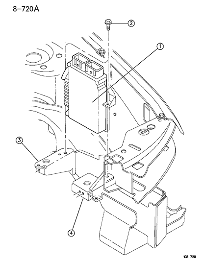 1996 Chrysler Sebring Single Board Engine Controller Diagram
