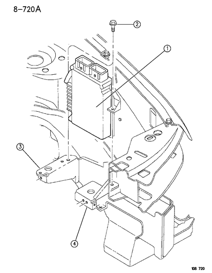 1996 Chrysler Cirrus Single Board Engine Controller Diagram