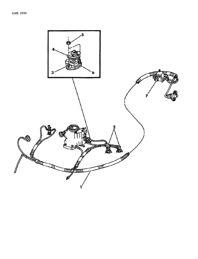 1985 Dodge Ram Van EGR System Diagram 5