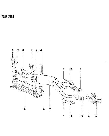 1987 Dodge Colt Engine Oil Cooler Diagram