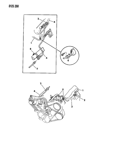 1988 Dodge Diplomat Air Pump Tubing Diagram