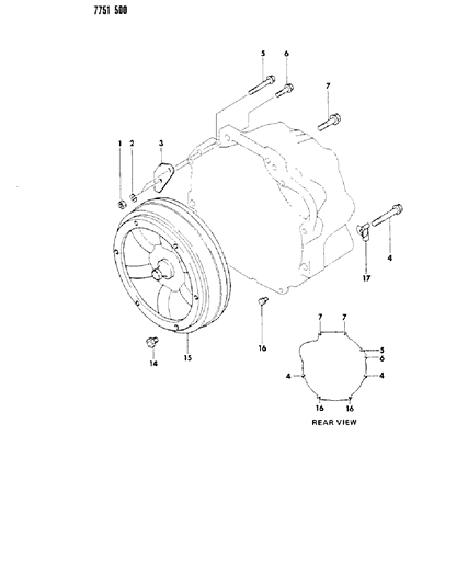 1987 Dodge Raider Converter, Torque Diagram