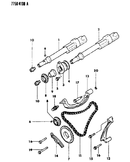 1987 Dodge Colt Balance Shafts Diagram