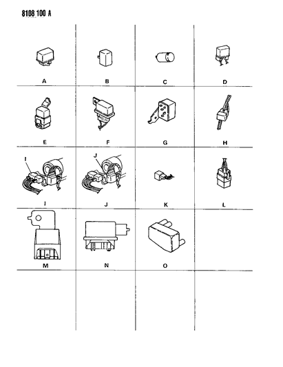 1988 Chrysler LeBaron Relays Diagram