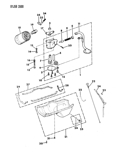 1984 Jeep Wrangler Engine Oiling Diagram 2