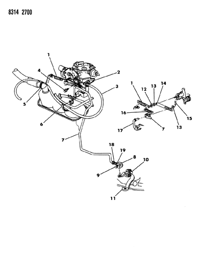 1989 Dodge Ram Van Throttle Control Diagram 2