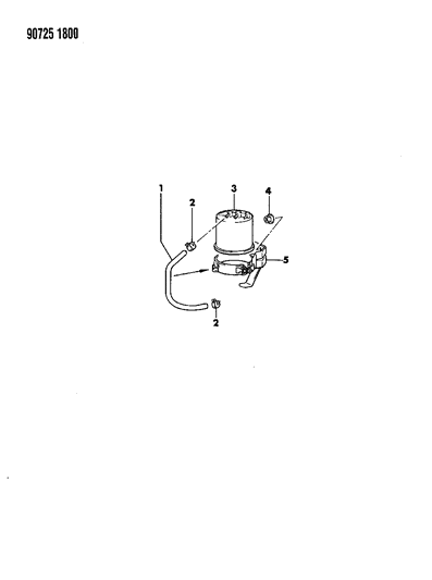 1990 Dodge Colt Vapor Canister Diagram