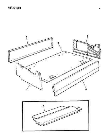 1991 Dodge Ram Van Travel Seat System Diagram 2