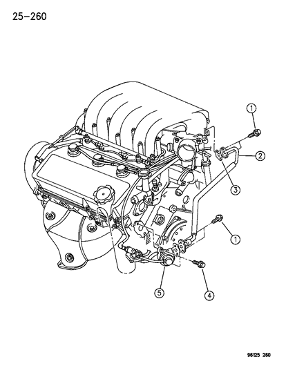 1996 Chrysler Cirrus EGR System Diagram 2