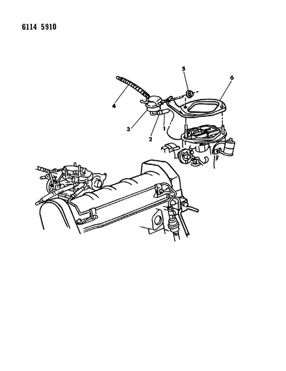 1986 Dodge Omni Fuel Reservoir Diagram 2