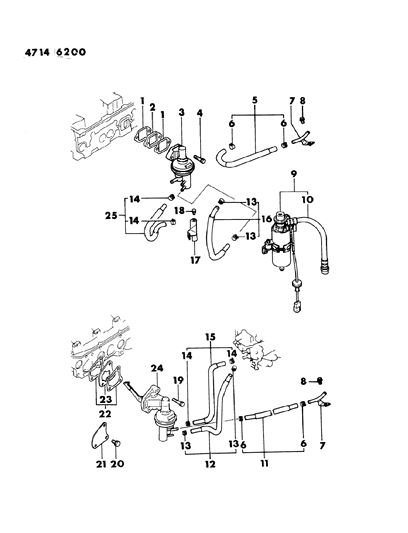 1984 Dodge Colt Fuel Pumps Diagram