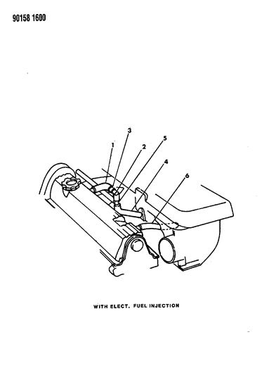 1990 Chrysler TC Maserati Crankcase Ventilation Diagram 2