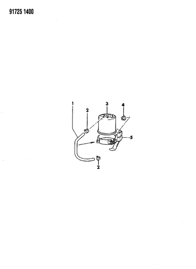 1991 Dodge Colt Vapor Canister Diagram