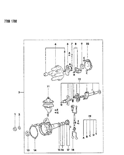 1988 Dodge Raider Distributor Diagram