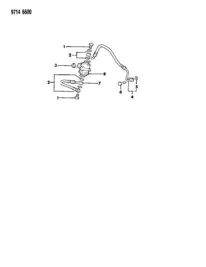 1989 Dodge Colt Fuel Filter Diagram