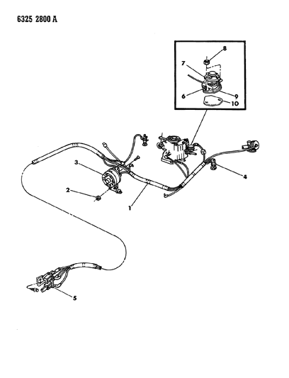 1987 Dodge D150 EGR System Diagram 2
