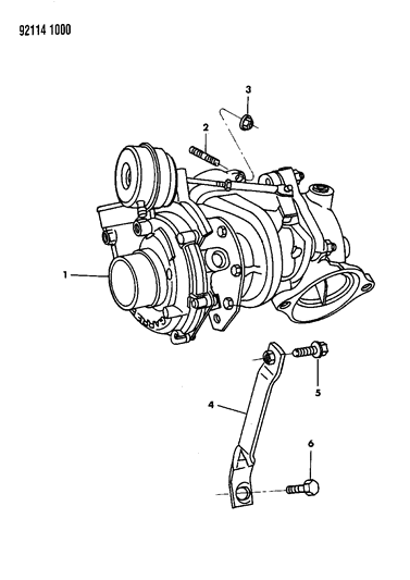 1992 Dodge Daytona Turbo Charger Diagram